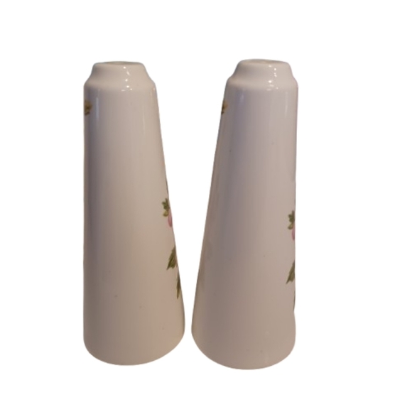PYRAMID POTTERY Fine Bone China Made in England Floral Salt & Pepper Shaker Set - Picture 4 of 7